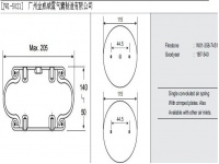 JW1-5021工業(yè)設(shè)備橡膠空氣彈簧/氣囊/空氣墊/緩沖減振墊/Air spring/W01-358-7451/1B7-540/1B150 W01-M58-6145