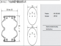 JW2-5211/對應(yīng)FD120-17/改裝皮卡工業(yè)設(shè)備橡膠空氣彈簧/氣囊/空氣墊/緩沖減振墊/Air spring/W01-358-3400/2B7-540/2B5211