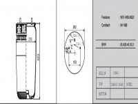 JW8620橡膠空氣彈簧/氣囊/Air spring shock absorbers/W01-M58-6019