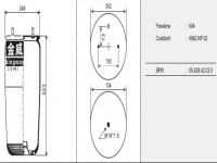 JW6020橡膠空氣彈簧/氣囊/Air spring shock absorbers/4962NP02/05.429.42.03.0