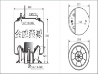 truck air spring airbag 卡車空氣彈簧氣囊 OV15M-8 1V8644 2918010-TF850 W01-455-5487 352-9375 1R12-404 1R12-488 364SQ27 57QL414M 8451 9375 AS9375 CS112404 50899-2 50899-1 E-FS9375 50899-1 3645Q27